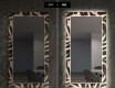Moderna oglinzi decorative cu leduri perete salon - Lines #7