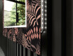Moderna oglinzi decorative cu leduri perete salon - Jungle #11