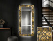 Decoratiune oglinda cu LED hol moderna - Ancient Pattern