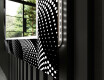 Moderna oglinzi decorative cu leduri perete salon - Dark Wave #11