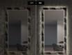 Moderna oglinzi decorative cu leduri perete salon - Dark Wave #7