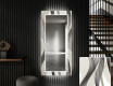 Oglinda cu LED decorativa perete hol - Waves