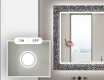 Baie decoratiune oglinda cu LED moderna - Dotts #4