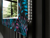 Baie decoratiune oglinda cu LED moderna  - Fluo Tropic #11