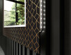 Baie decoratiune oglinda cu LED moderna  - Golden Lines #11
