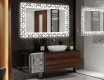 Oglinda baie cu leduri decorativa perete - Industrial #2