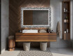 Baie decoratiune oglinda cu LED moderna  - Letters #12