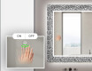 Baie decoratiune oglinda cu LED moderna  - Letters #5