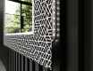 Baie decoratiune oglinda cu LED moderna - Triangless #11