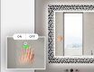 Baie decoratiune oglinda cu LED moderna - Triangless #5