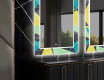 Oglinda LED decorativa pentru sala de mese - Abstract Geometric #11