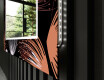 Oglinda LED decorativa perete salon - Dandelion #11