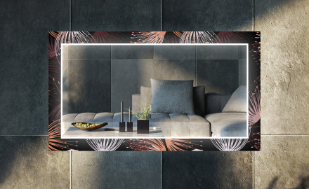 Oglinda LED decorativa perete salon - Dandelion