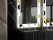 Oglinda LED decorativa pentru sala de mese - Geometric Patterns #11