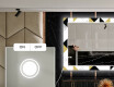 Oglinda LED decorativa pentru sala de mese - Geometric Patterns #4
