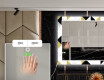 Oglinda LED decorativa pentru sala de mese - Geometric Patterns #5