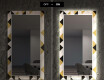 Oglinda LED decorativa pentru sala de mese - Geometric Patterns #7