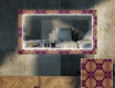 Moderna oglinzi decorative cu leduri perete salon - Gold Mandala