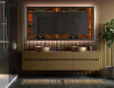 Decoratiune oglinda cu LED moderna - Mosaic Dreams #5