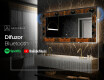 Decoratiune oglinda cu LED moderna - Mosaic Dreams #7