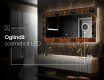 Decoratiune oglinda cu LED moderna - Mosaic Dreams #8