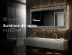 Decoratiune oglinda cu LED moderna - Natural Stones #9