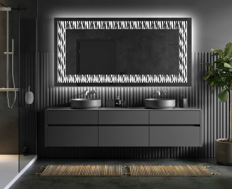 Decoratiune oglinda cu LED moderna - Vintage Vibes #5