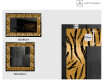 Decoratiune oglinda cu LED moderna - Midnight Mirage #2