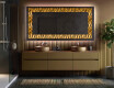 Decoratiune oglinda cu LED moderna - Midnight Mirage #5