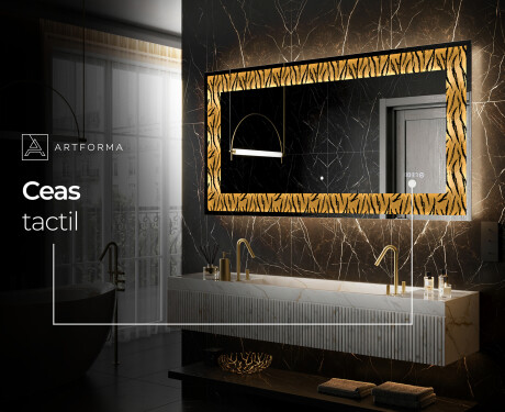 Decoratiune oglinda cu LED moderna - Midnight Mirage #6