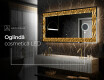 Decoratiune oglinda cu LED moderna - Midnight Mirage #8
