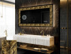 Decoratiune oglinda cu LED moderna - Tropical Paradise