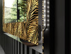 Decoratiune oglinda cu LED moderna - Tropical Paradise #3