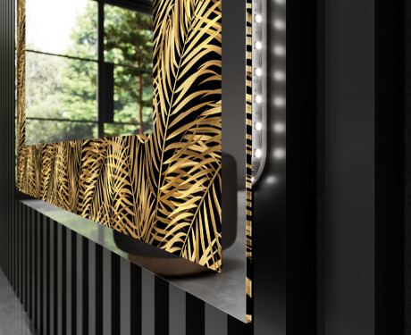 Decoratiune oglinda cu LED moderna - Tropical Paradise #3