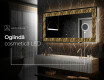 Decoratiune oglinda cu LED moderna - Tropical Paradise #7
