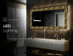 Decoratiune oglinda cu LED moderna - Tropical Paradise #8