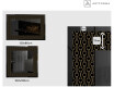 Decoratiune oglinda cu LED moderna - Nordic Charm #2
