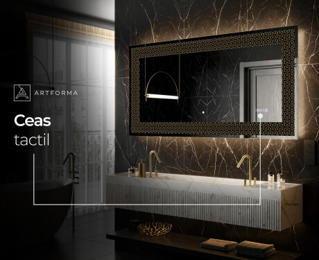 Decoratiune oglinda cu LED moderna - Nordic Charm #6