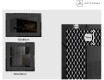 Decoratiune oglinda cu LED moderna - Modern Masterpiece #2