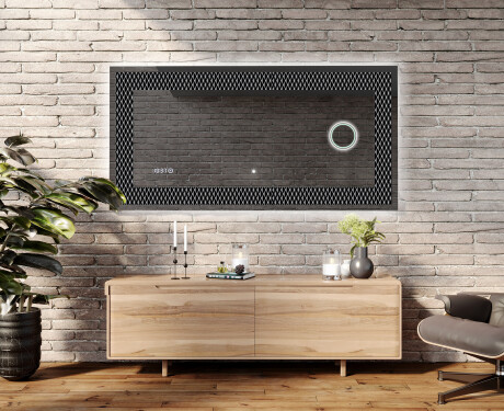 Decoratiune oglinda cu LED moderna - Modern Masterpiece #5