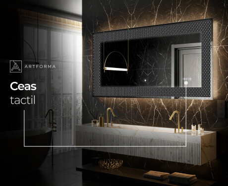 Decoratiune oglinda cu LED moderna - Modern Masterpiece #6