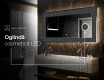 Decoratiune oglinda cu LED moderna - Modern Masterpiece #8