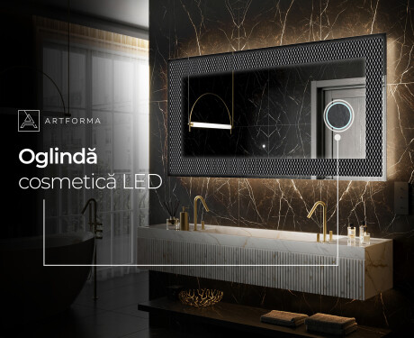 Decoratiune oglinda cu LED moderna - Modern Masterpiece #8
