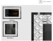 Decoratiune oglinda cu LED moderna - Marble Uplift #2