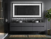 Decoratiune oglinda cu LED moderna - Marble Uplift #5