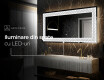 Decoratiune oglinda cu LED moderna - Marble Uplift #6