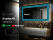 Decoratiune oglinda cu LED moderna - Blue Harmonies #7