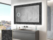 Decoratiune oglinda cu LED moderna - Dark Elegance