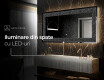 Decoratiune oglinda cu LED moderna - Dark Elegance #6