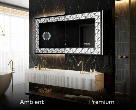 Decoratiune oglinda cu LED moderna - Pearlous Dance
